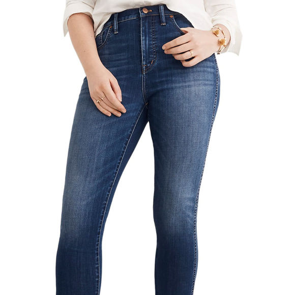 high waisted skinny capri jeans